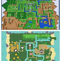 玩家在《动物森友会》中还原了《塞尔达传说》世界地图