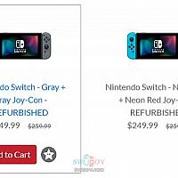 价格更实惠的官翻版Switch在任天堂美国官网上架