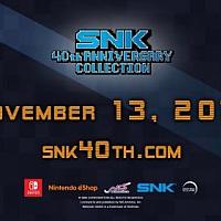 《SNK 40周年合集》登陆Switch 年底登陆北美与欧洲