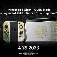 Switch OLED《塞尔达传说：王国之泪》限定主机将于4月28日发售
