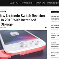 好像是真的：2019年新版Switch来了 优先增加内部存储