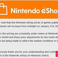 低价福利破灭！南非区Switch eShop将于明天开始涨价